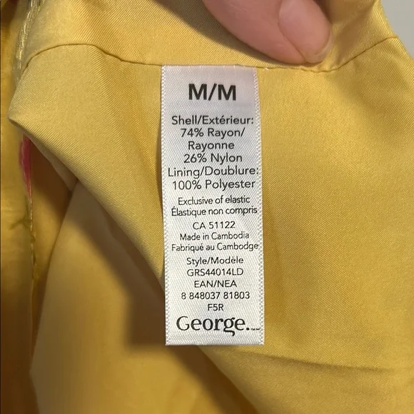 George Yellow Ruffle Dress - Picture 8 of 9